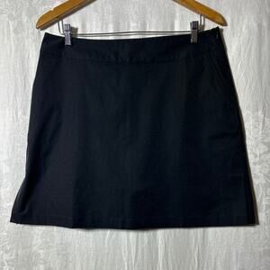 Adidas Skort 12 Black Climacool Pockets Side Zip Shorts Skirt Tennis Pickleball